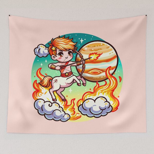 Item preview, Cute Sagittarius with Jupiter Rising designed and sold by Ghost on Toast.
