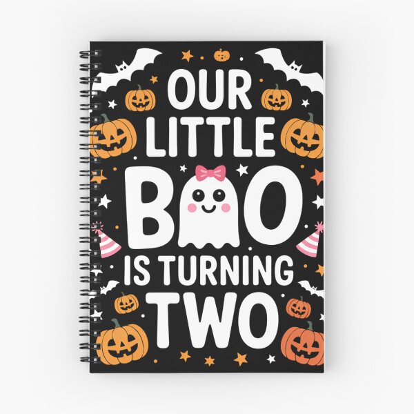 Item preview, Nuestra pequeña Boo cumple dos años. 2º cumpleaños. Niña. Halloween. designed and sold by Idarmotar.