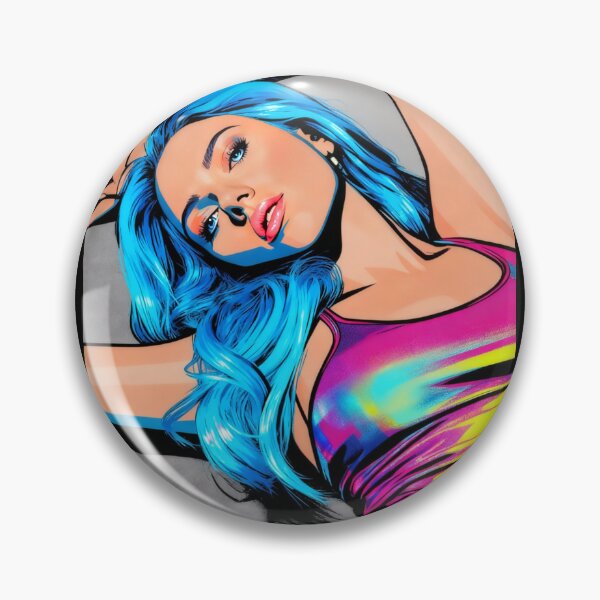 Item preview, Scarlett's Gaze - Pop Art  designed and sold by CleverCulture.