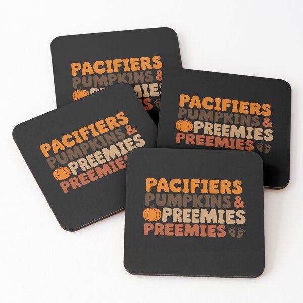 Item preview, Pacifiers Pumpkins Preemies Thanksgiving NICU Nurse designed and sold by Idarmotar.