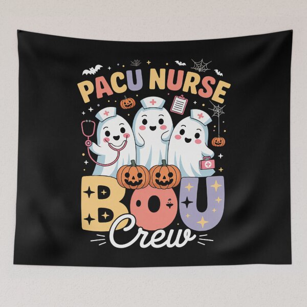 Item preview, PACU Boo Crew Costume Funny Nurse Ghost Halloween designed and sold by Idarmotar.