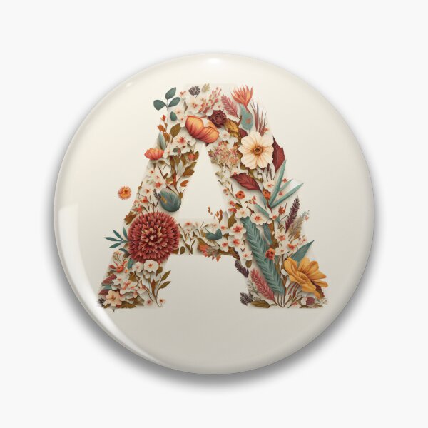 Item preview, Floral A Monogram - Vintage Botanical Initial designed and sold by BinormalStuidos.