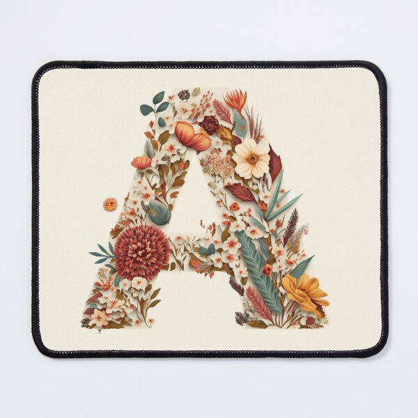 Item preview, Floral A Monogram - Vintage Botanical Initial designed and sold by BinormalStuidos.