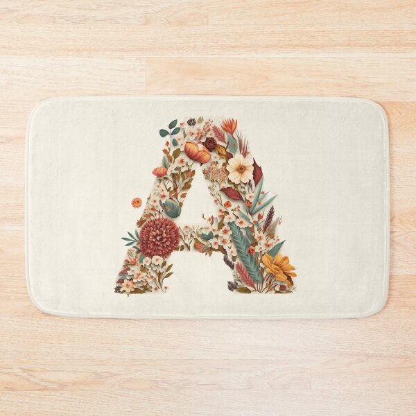 Item preview, Floral A Monogram - Vintage Botanical Initial designed and sold by BinormalStuidos.