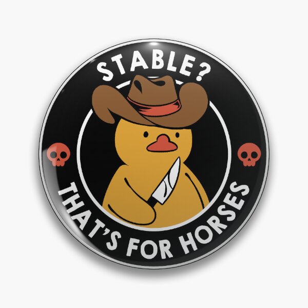 Item preview, Stable? That's for Horses Violent Duck by Tobe Fonseca designed and sold by Tobe Fonseca®.