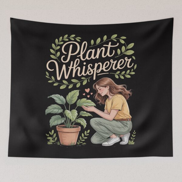 Item preview, Plant Whisperer Cursive Botanical Garden designed and sold by ChrisRhea8h.