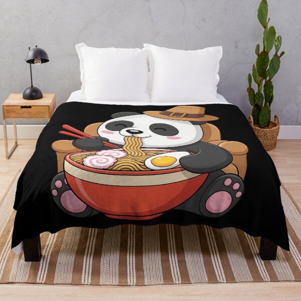 Item preview, Panda Eating Ramen Thanksgiving Day Japanese Food Fall designed and sold by Idarmotar.