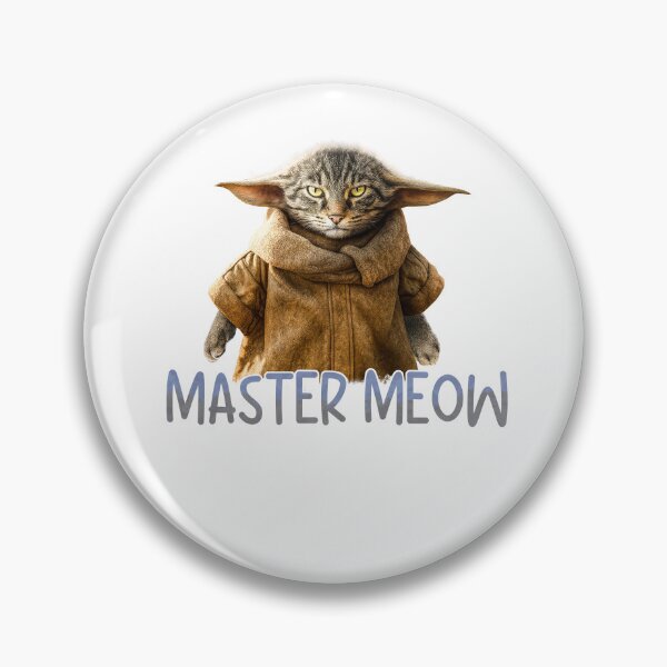 Item preview, Funny Master Meow Cat designed and sold by RebeccaLittlee.