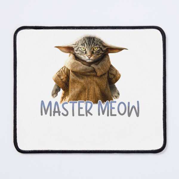 Item preview, Funny Master Meow Cat designed and sold by RebeccaLittlee.
