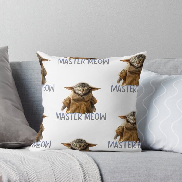 Item preview, Funny Master Meow Cat designed and sold by RebeccaLittlee.