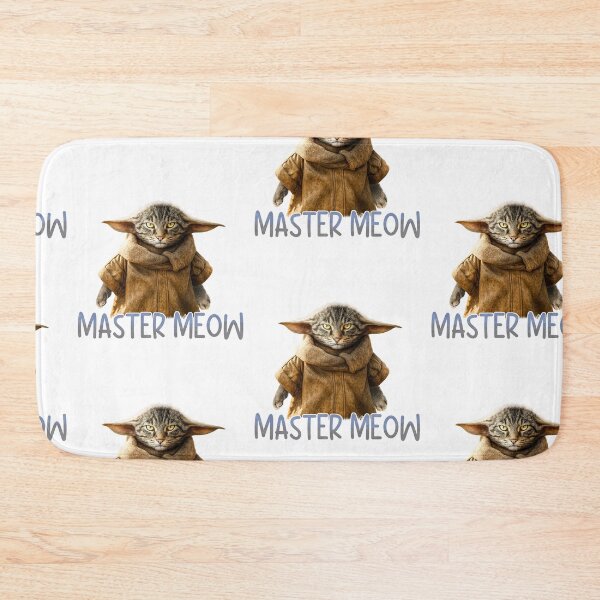 Item preview, Funny Master Meow Cat designed and sold by RebeccaLittlee.