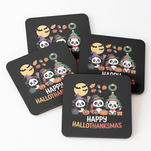 Item preview, Panda Halloween Christmas Happy Hallothanksmas Panda designed and sold by Idarmotar.