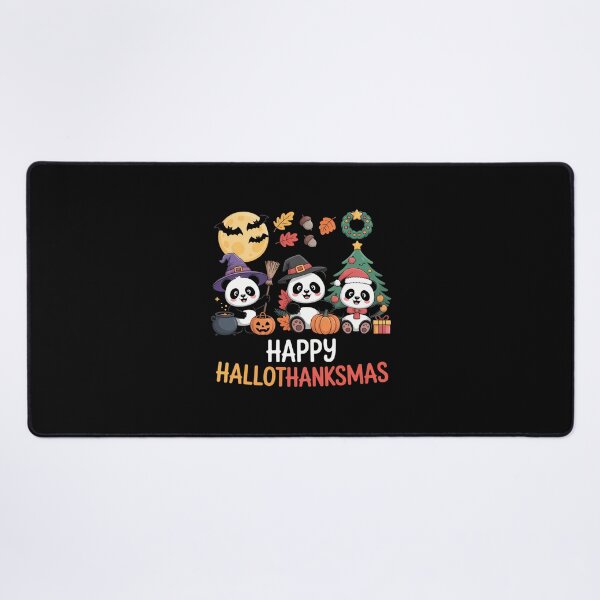 Item preview, Panda Halloween Christmas Happy Hallothanksmas Panda designed and sold by Idarmotar.
