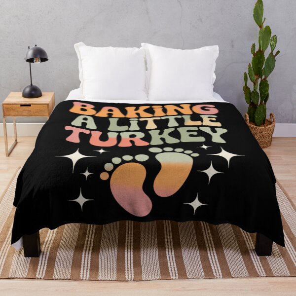Item preview, Baking A Little Turkey Thanksgiving Pregnancy Announcement designed and sold by ValerieRodrigue.