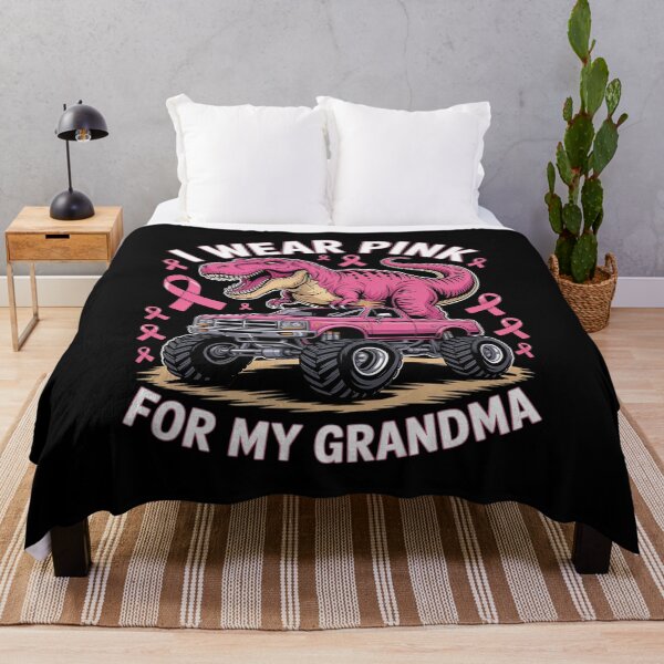 Item preview, Grandma Lovers Breast Cancer Awareness Dinosaur designed and sold by marcusry.