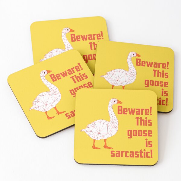 Item preview, Beware! This goose is sarcastic! designed and sold by Newprojectart.