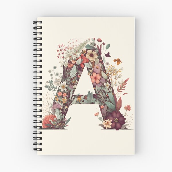Item preview, Floral A Monogram - Vintage Botanical Initial designed and sold by BinormalStuidos.