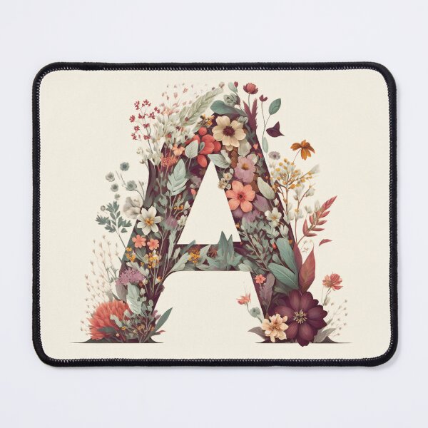Item preview, Floral A Monogram - Vintage Botanical Initial designed and sold by BinormalStuidos.
