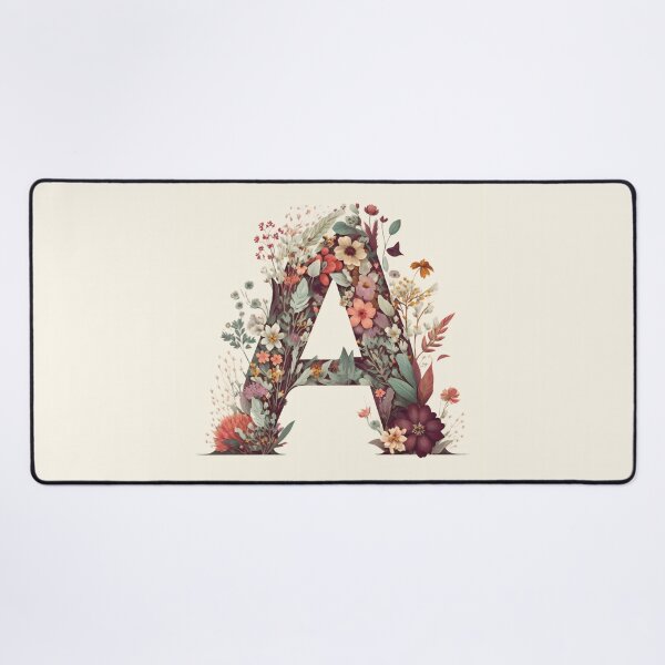 Item preview, Floral A Monogram - Vintage Botanical Initial designed and sold by BinormalStuidos.