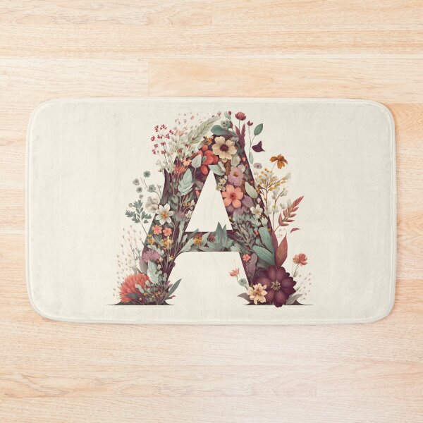 Item preview, Floral A Monogram - Vintage Botanical Initial designed and sold by BinormalStuidos.