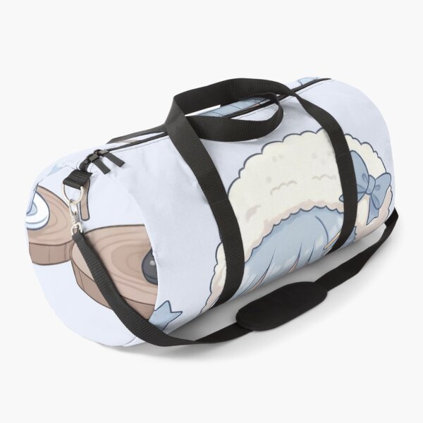 Item preview, Kawaii Pastel Blue Bunny Girl Art Print designed and sold by cozy corner co. .
