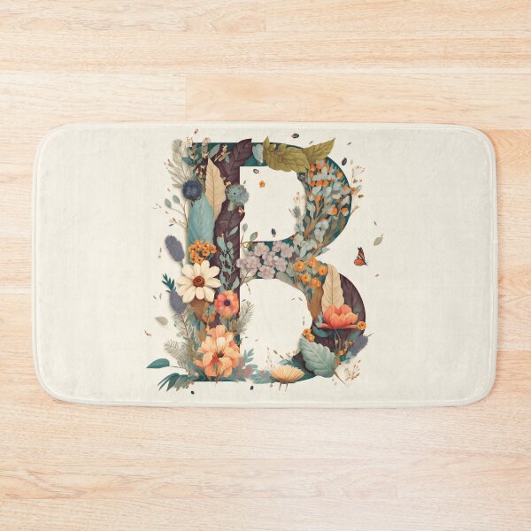 Item preview, Floral B Monogram - Vintage Botanical Initial designed and sold by BinormalStuidos.