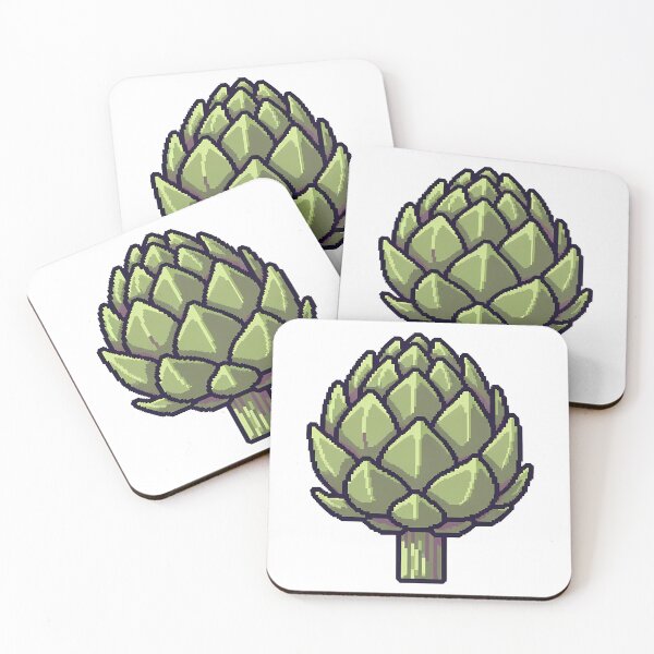 Item preview, Artichoke Pixel Art Retro 8-Bit Veggie designed and sold by k3rstman1.