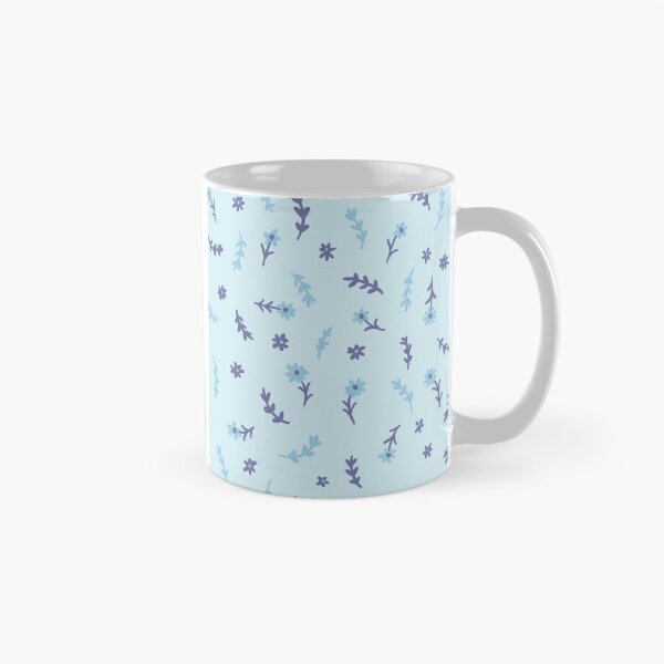 Item preview, Light Blue Floral Pattern designed and sold by Gradasee.