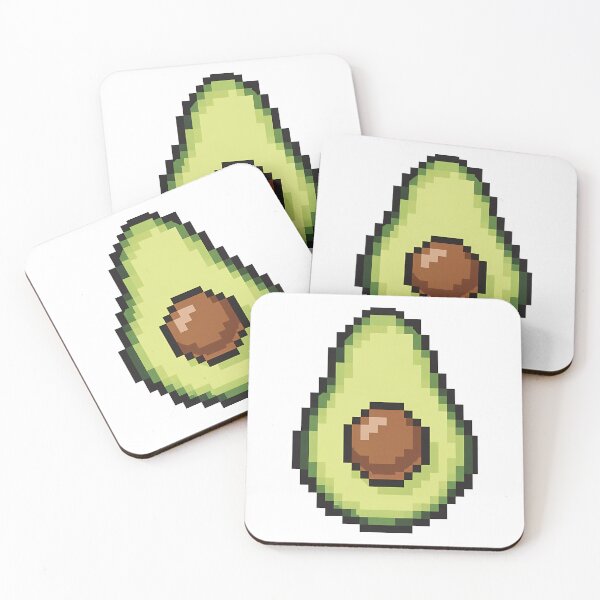 Item preview, Pixel Art Avocado Healthy Food Retro designed and sold by k3rstman1.