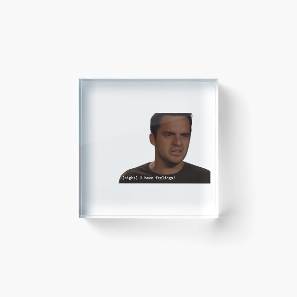 Item preview, nick miller i have feelings funny meme relatable designed and sold by fish tank shop .