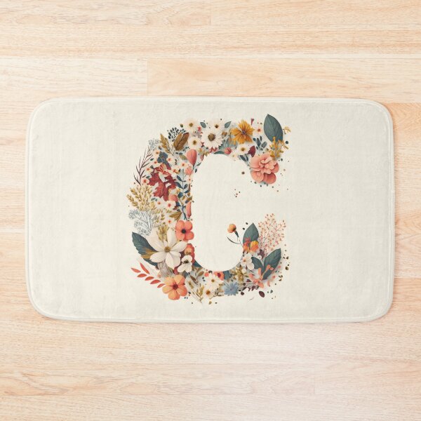 Item preview, Floral C Monogram - Vintage Botanical Initial designed and sold by BinormalStuidos.