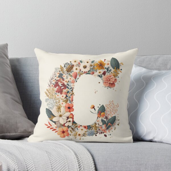 Item preview, Floral C Monogram - Vintage Botanical Initial designed and sold by BinormalStuidos.