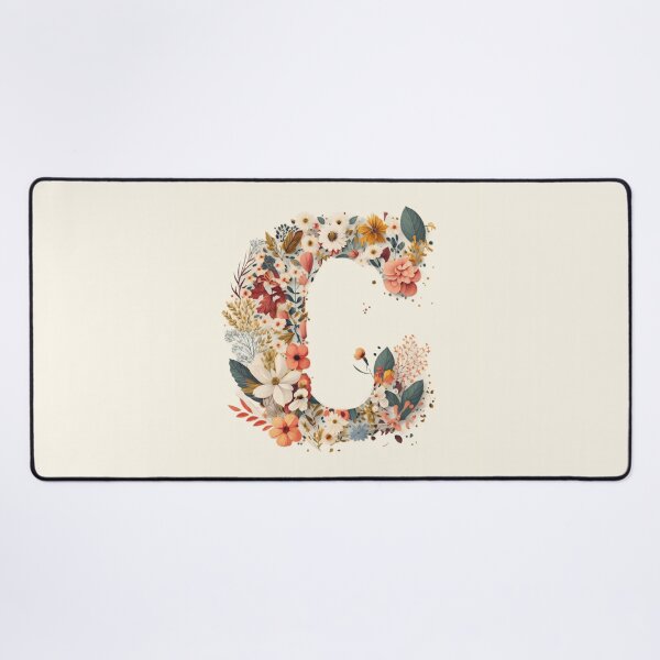 Item preview, Floral C Monogram - Vintage Botanical Initial designed and sold by BinormalStuidos.
