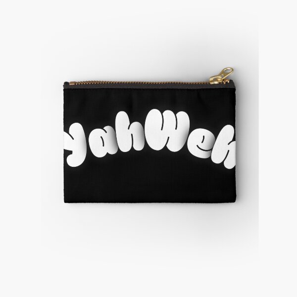 Item preview, Yahweh Bubble Letter Design – Minimal White & Black Christian Streetwear designed and sold by SupremeTeez.