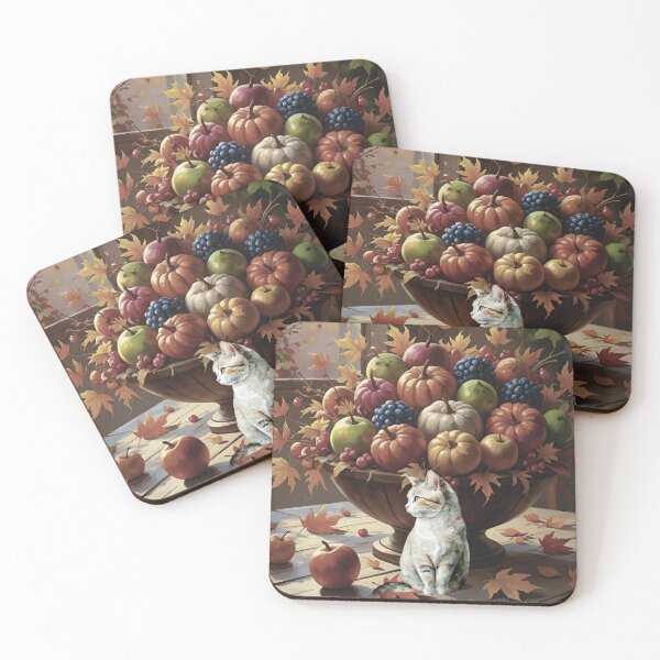 Item preview, Mr. Whiskers and Pumpkins designed and sold by Liz Redbrake.