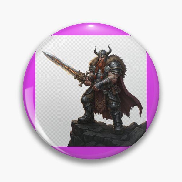 Item preview, Gron Stoneheart warrior dwarf designed and sold by BlingandGifts.
