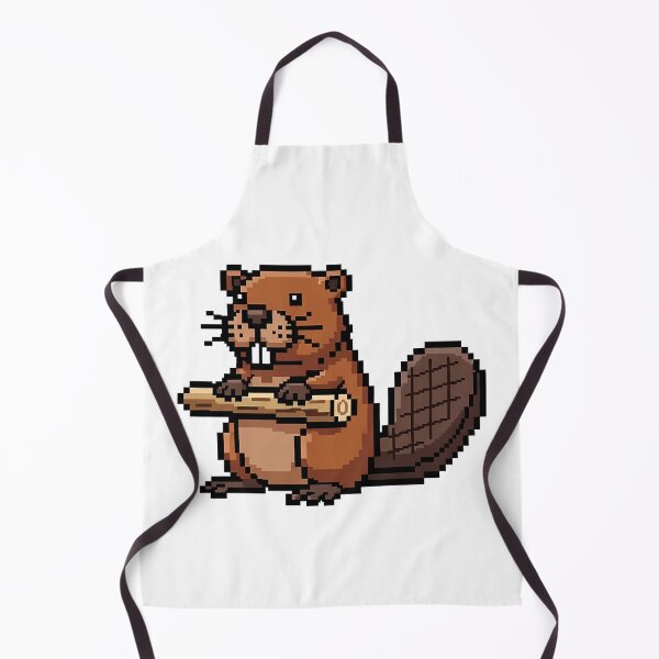 Item preview, Retro Beaver Pixel Art Logger 8-Bit designed and sold by k3rstman1.