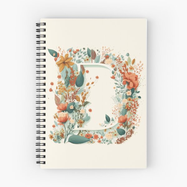 Item preview, Floral D Monogram - Vintage Botanical Initial designed and sold by BinormalStuidos.