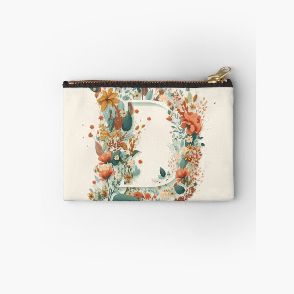 Item preview, Floral D Monogram - Vintage Botanical Initial designed and sold by BinormalStuidos.