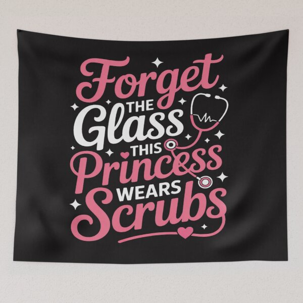 Item preview, Princess Nurse Scrubs Funny Medical Caregiver designed and sold by JosephMelendez6.