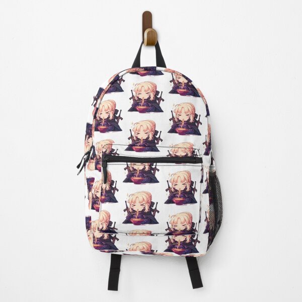 Item preview, Fate Stay Saber Alter Eating Ramen Dark Knight Kawaii Anime designed and sold by Raslbazola.