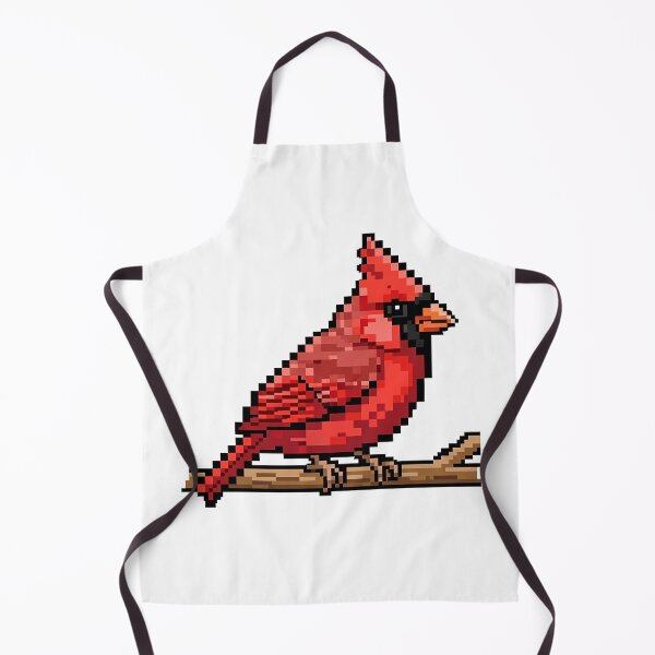 Item preview, Red Cardinal Pixel Art Bird 8-Bit designed and sold by k3rstman1.