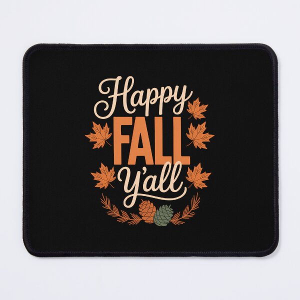 Item preview, Happy Fall Y'all Fall Turkeys Happy Thanksgiving designed and sold by ValerieRodrigue.