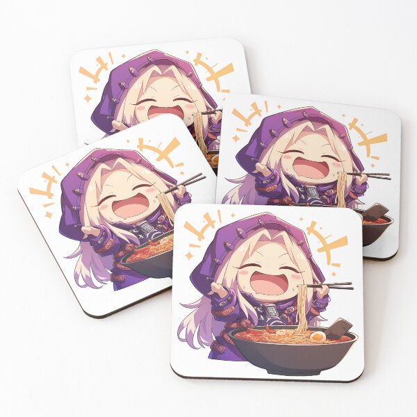 Item preview, Illyasviel von Einzbern Enjoying Ramen Fate Stay Night Chibi Anime designed and sold by Raslbazola.
