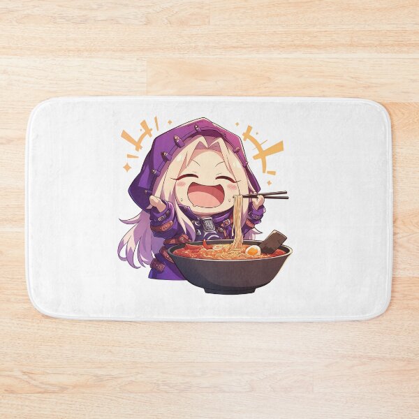 Item preview, Illyasviel von Einzbern Enjoying Ramen Fate Stay Night Chibi Anime designed and sold by Raslbazola.