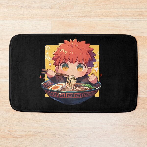 Artikelvorschau, Shirou Emiya genießt Ramen Fate Stay Night Chibi Anime entworfen und verkauft von Raslbazola.
