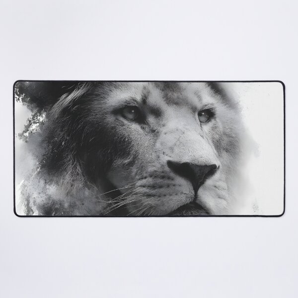 Item preview, Black and white sketch of a beautiful lion designed and sold by dcrc.
