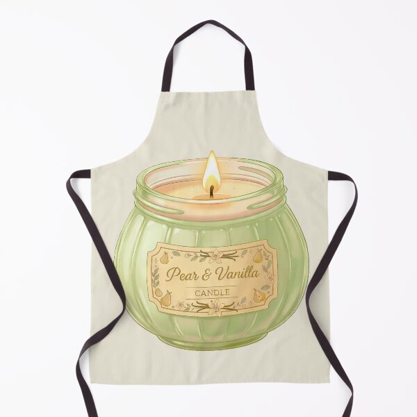 Item preview, Cozy Goodness Pear Vanilla Scented Candle Jar - Aesthetic Candle Art designed and sold by scicilysimonee.