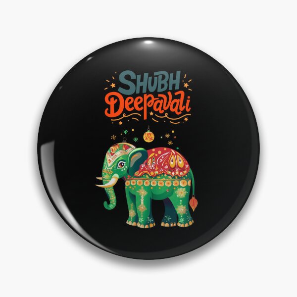 Item preview,  Indian Festival of Lights  |  Shub Dipaavali , Happy Diwali ver10c | Indian Deepavali Celebration with Diyas, Rangoli & Lord Ganesha | Hindu Festival Art & Gifts|yoga designed and sold by CosmicNook1.