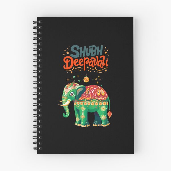 Item preview,  Indian Festival of Lights  |  Shub Dipaavali , Happy Diwali ver10c | Indian Deepavali Celebration with Diyas, Rangoli & Lord Ganesha | Hindu Festival Art & Gifts|yoga designed and sold by CosmicNook1.